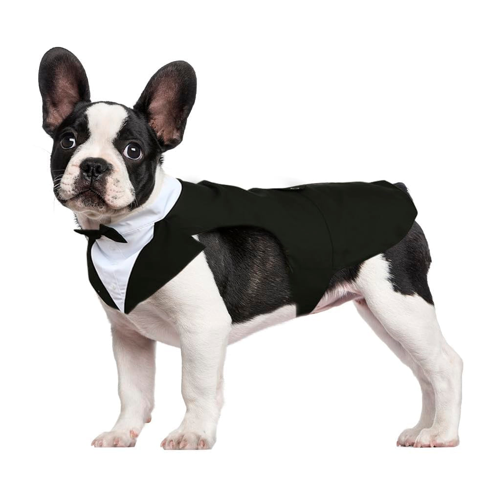 Kuoser Tuxedo Chien avec noeud papillon, parfait pour mariage et photo