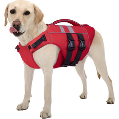 Kuoser XL gilet de sauvetage pour chien, vue avant, sécurité pour la natation.
