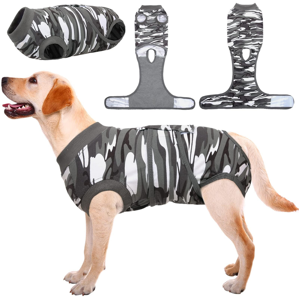 Kuoser vetement recuper chien utilisation : protection douce et facile à enfiler