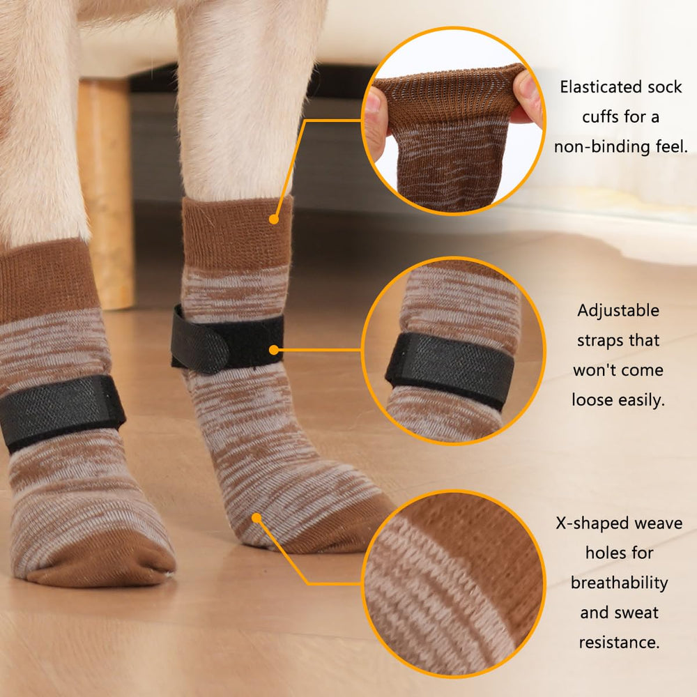 Chaussettes KUPAO en tissu respirant pour pattes sensibles.