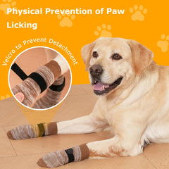 Chaussettes KUPAO taille moyenne pour chien, ajustement confortable.