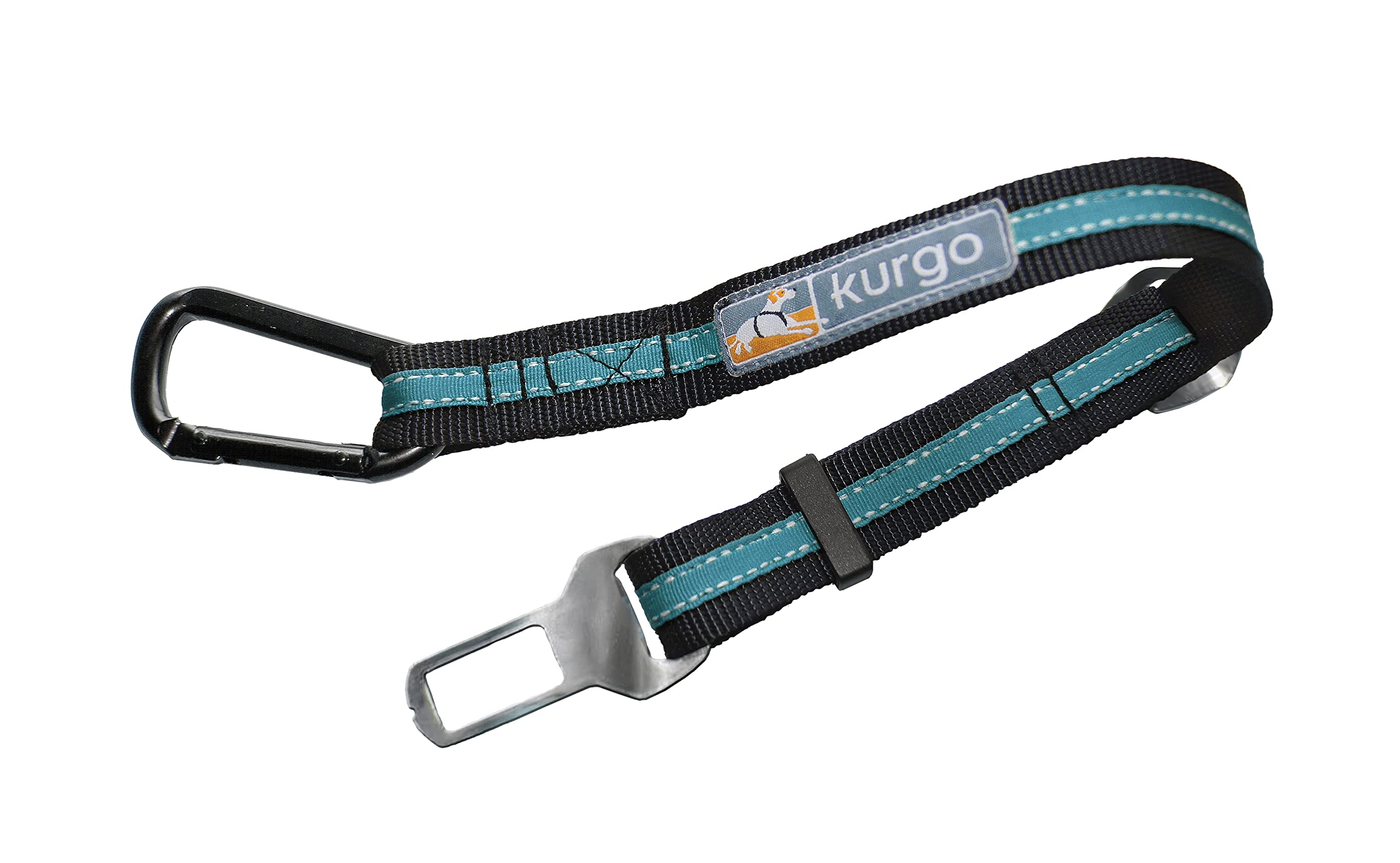 Kurgo Direct: vue du système attache chien sur harnais pour trajets sécurisés.