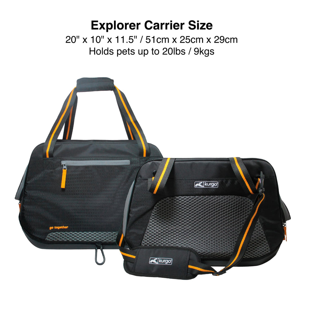 Panneaux en mesh pour une ventilation optimale sur Kurgo Explorer