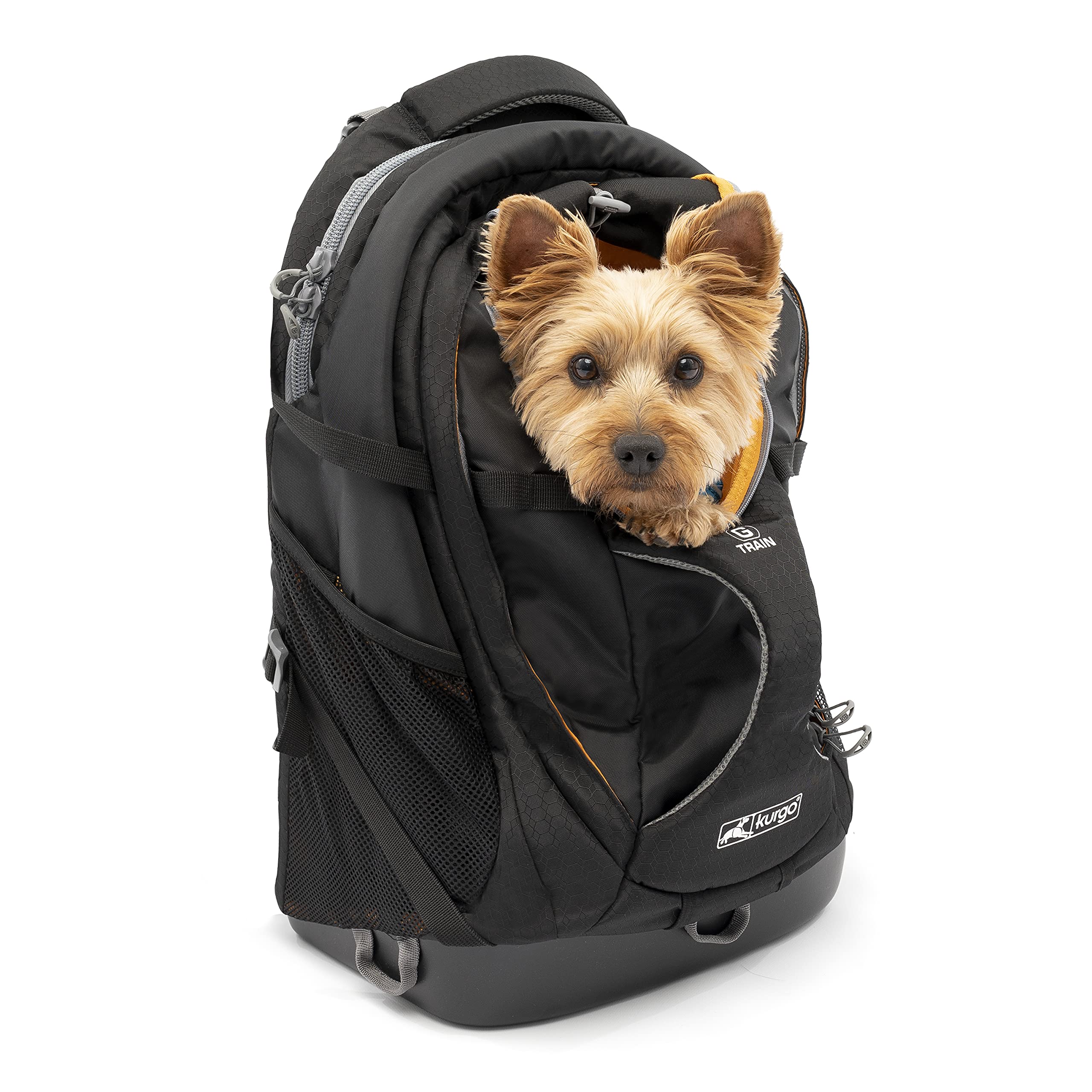 Kurgo G-Train sac dos chien 25 lb etanche, parfait pour randos et trajets urbains.