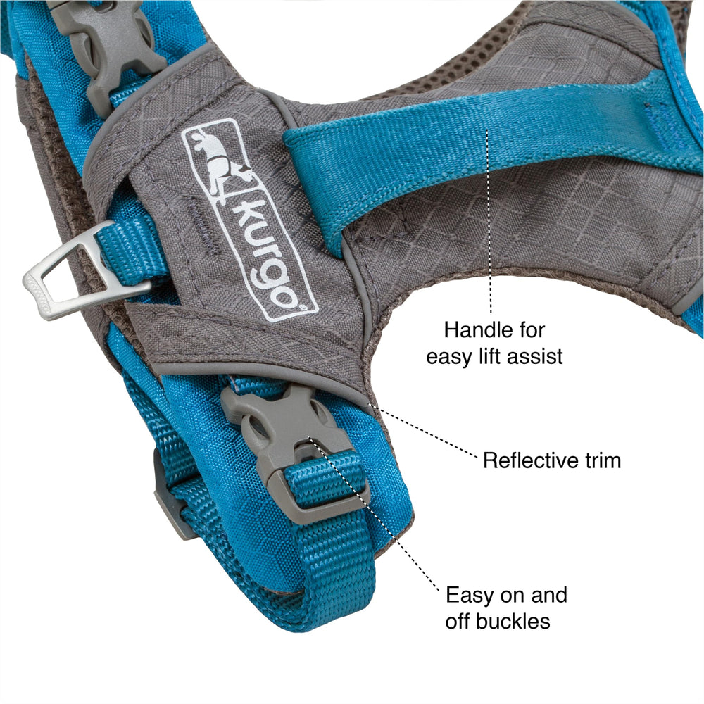 Kurgo Journey Air: maille respirante et ripstop pour ventilation et durabilité.