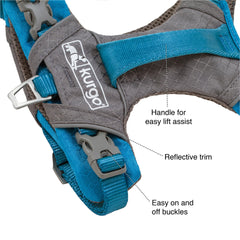Kurgo Journey Air: maille respirante et ripstop pour ventilation et durabilité.