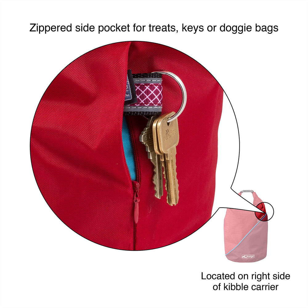Kurgo Kibble Carrier – base pour bol pliant lors des pauses en plein air