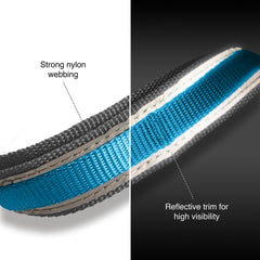 Kurgo Quantum bandoulière: laisse mains libres pour courir ou marcher.