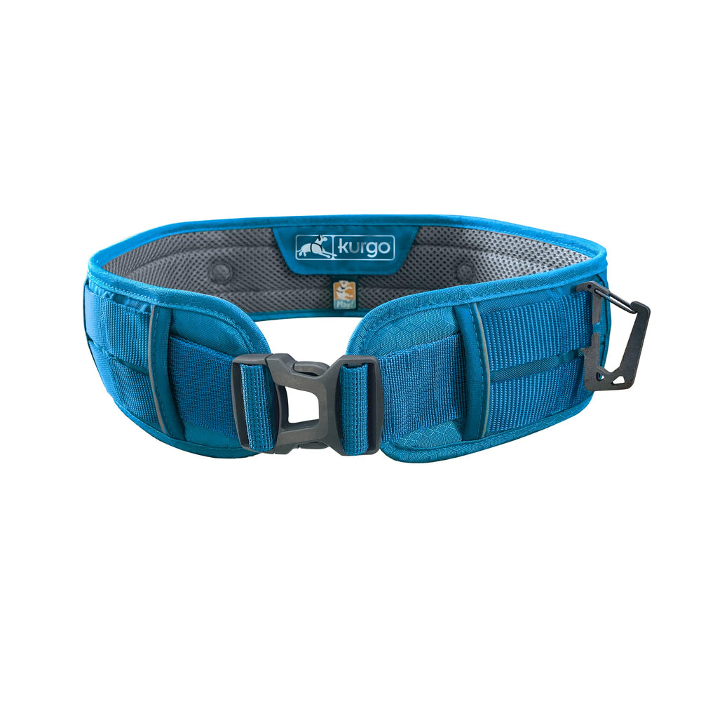 Kurgo RSG: ceinture active, vue avant; pour garder votre chien près de vous sans limiter vos mouvements