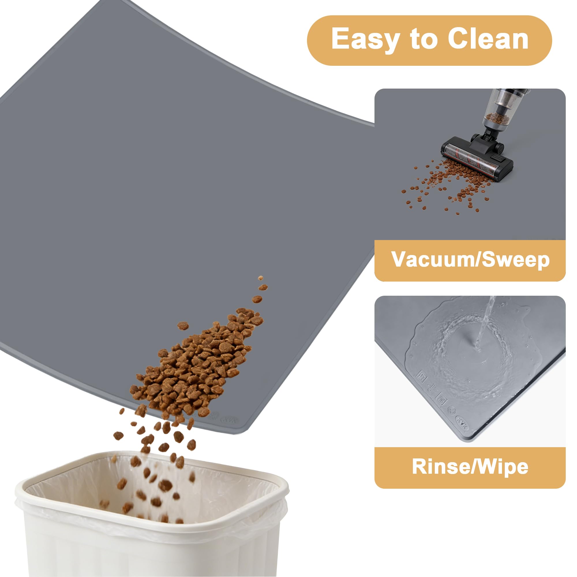 Sac silicone KVK de 128 oz pour rangement pratique