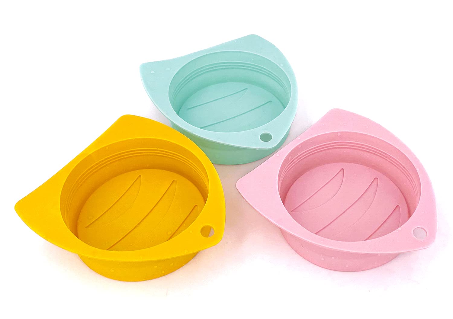 Kwispel: couvercles silicone pour boîtes, gardent la nourriture des chiens et chats fraîche plus longtemps.