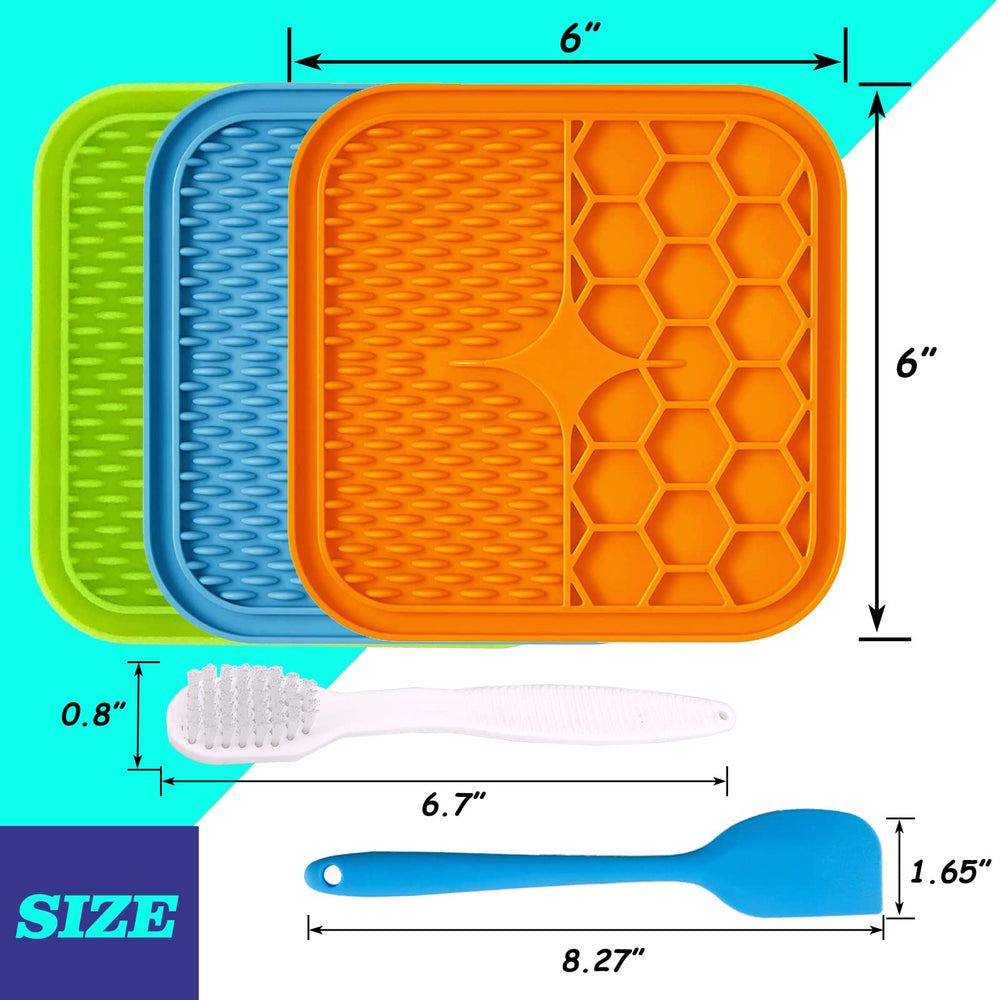 Kwispel tapis de léchage se nettoie facilement avec brosse et spatule.