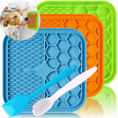 Kwispel tapis de léchage avec 48 ventouses, fixation solide sur surface lisse.