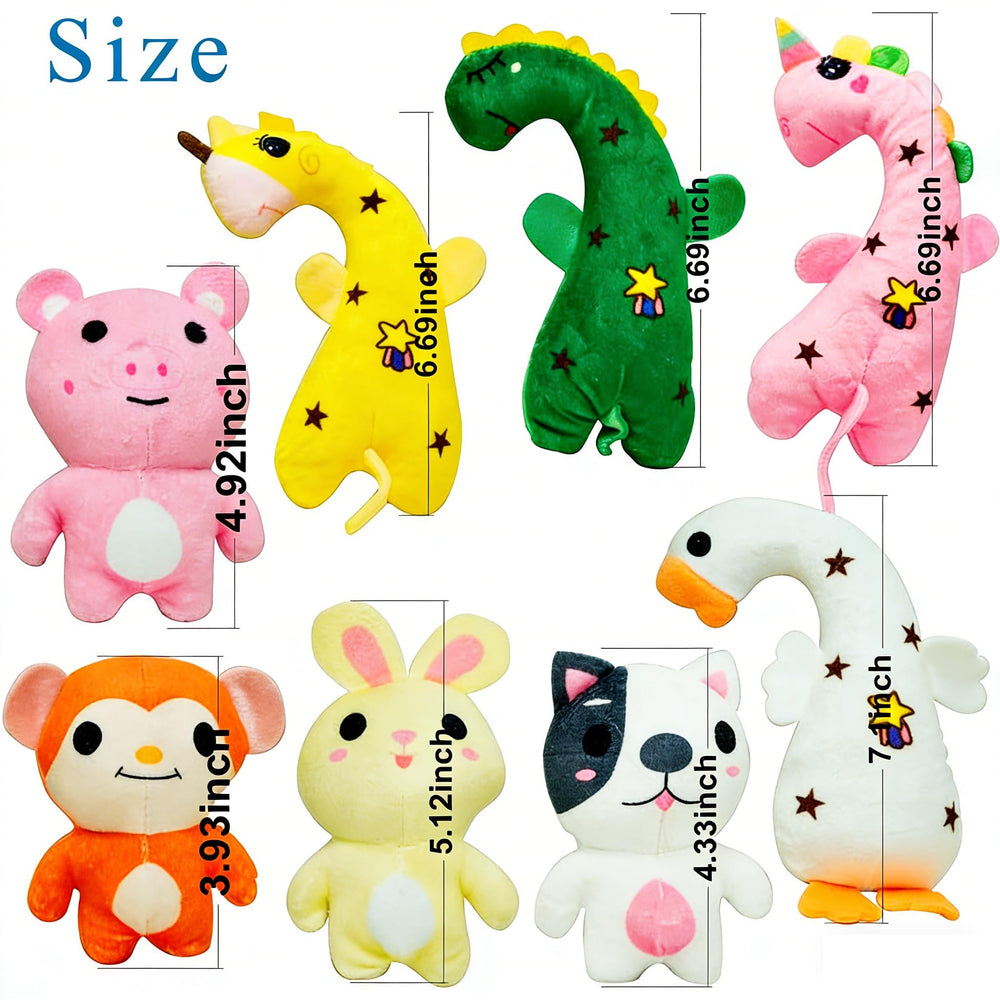 Paquet 30 jouets peluche Kyatico – divertissement et dentition