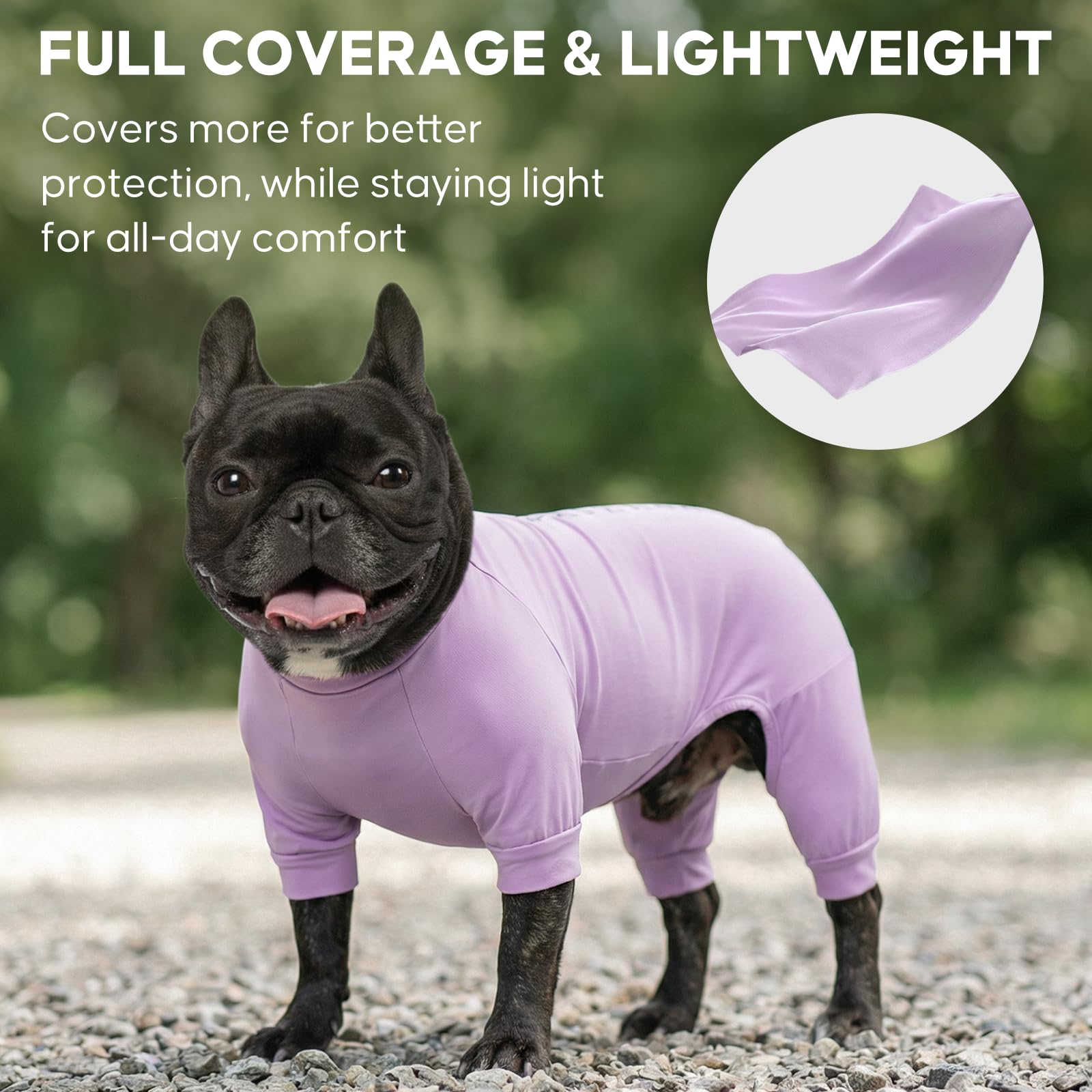 KYEESE T-shirt chien – lavable en machine, entretien facile