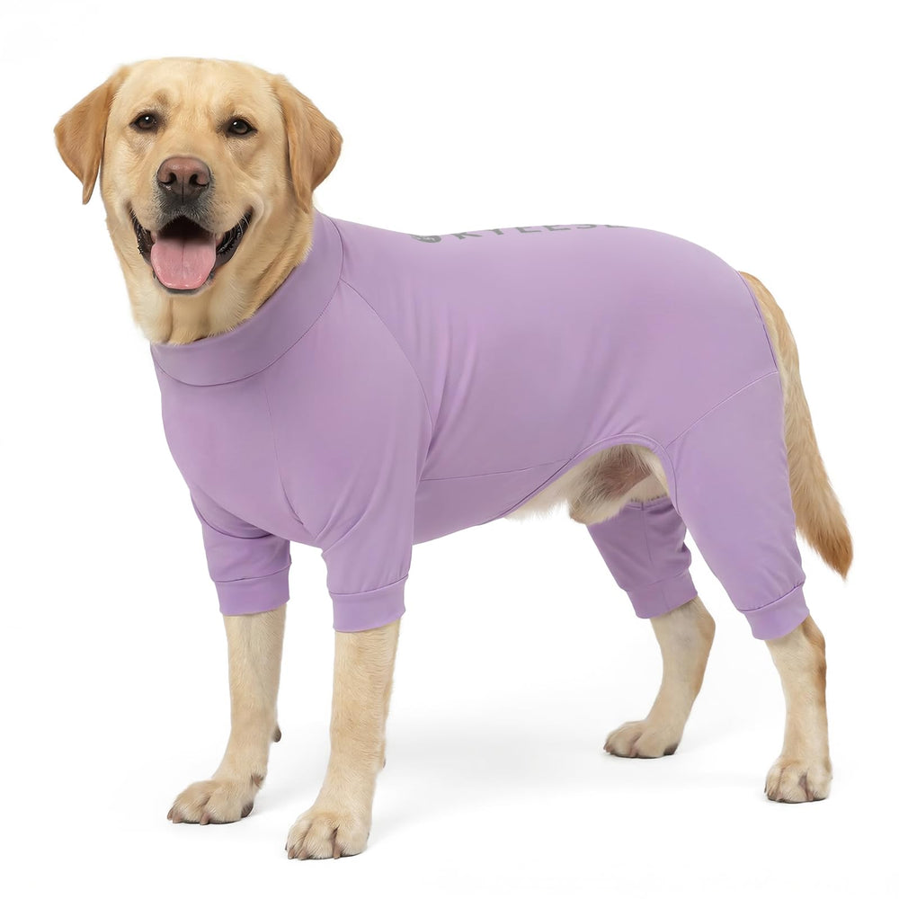 KYEESE T-shirt chien – face: protection UV et violet, vue claire
