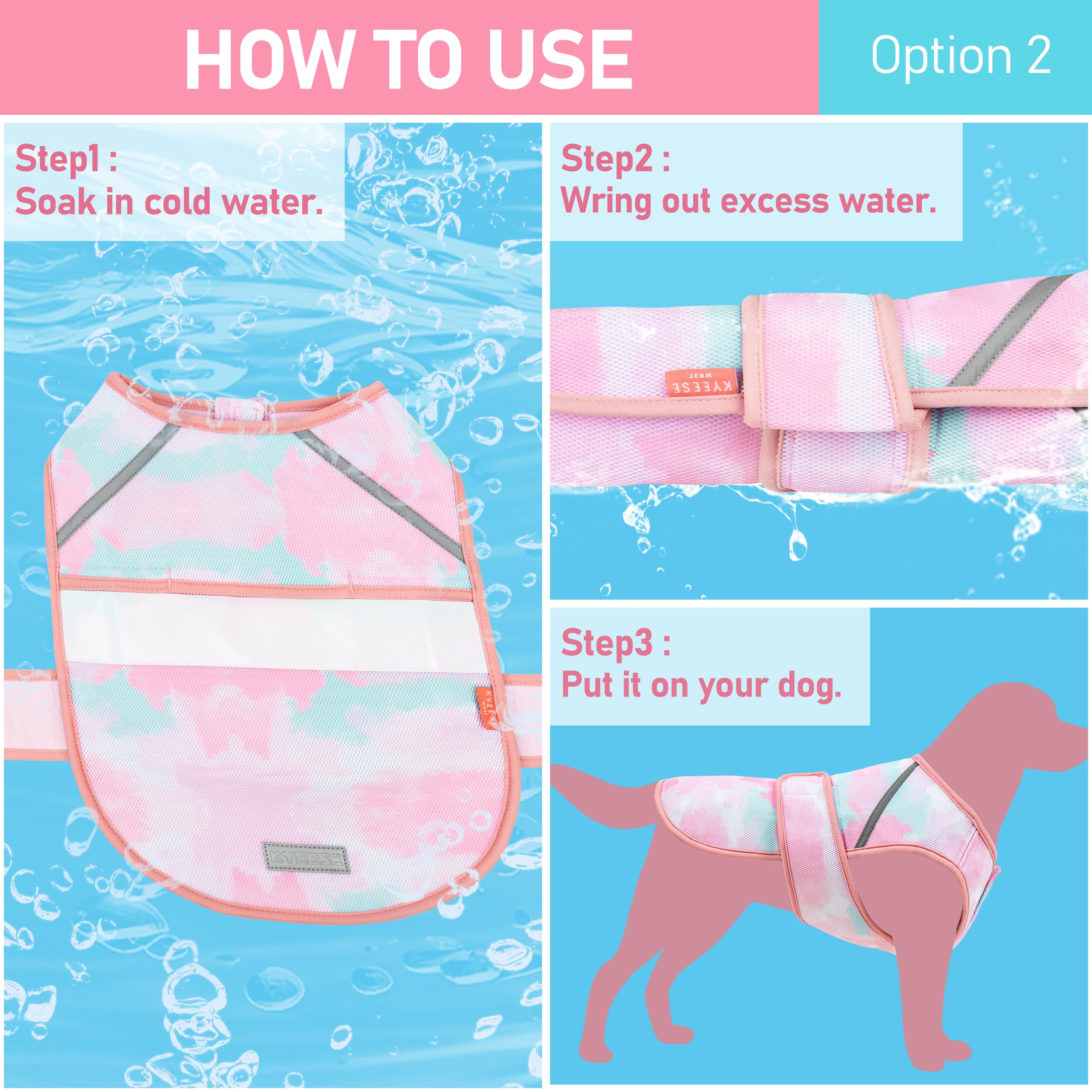 Confort estival KYEESE gilet pour chien, parfait pour les sorties d'été.