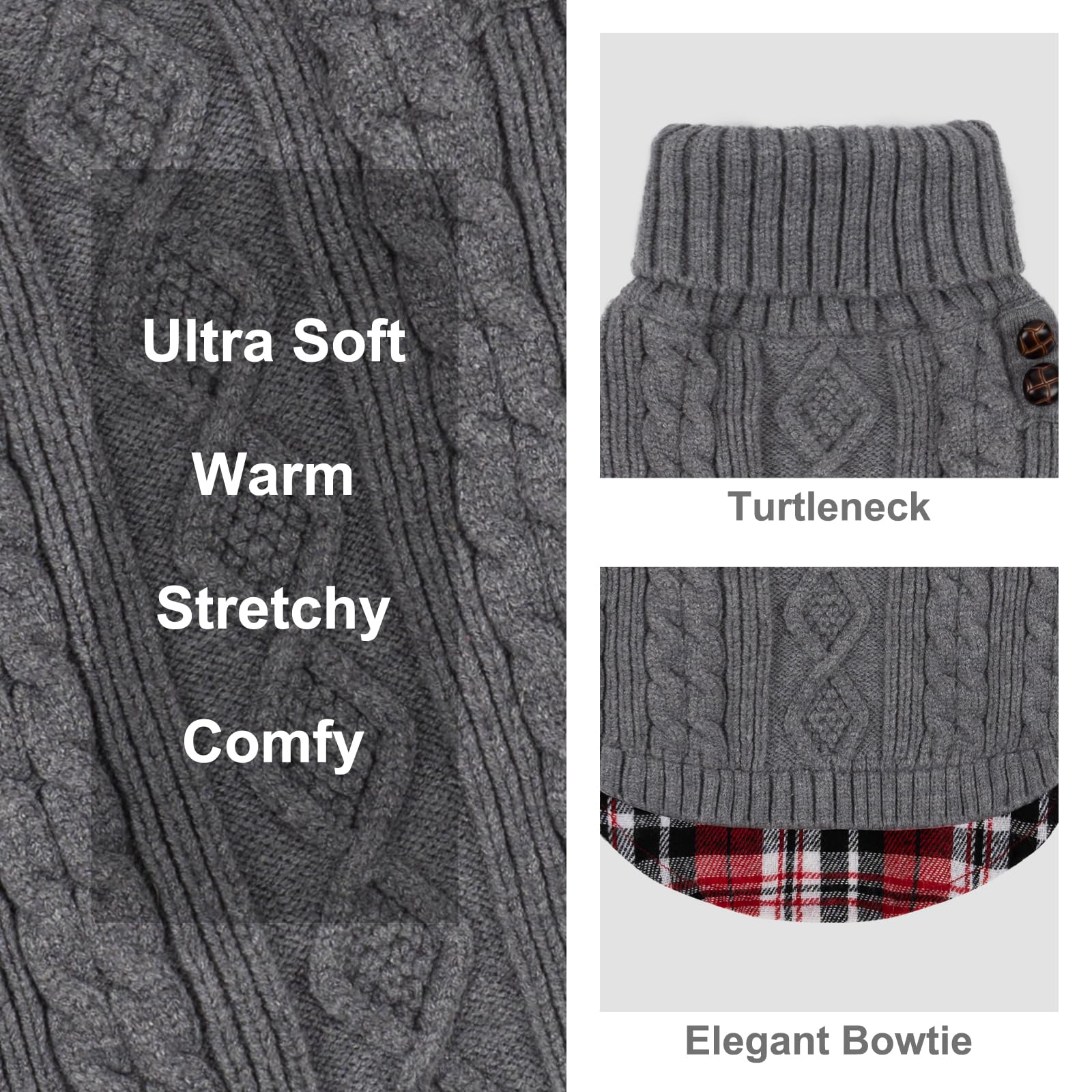 KYEESE pull-dog-automne-hiver, idéal pour temps froid.