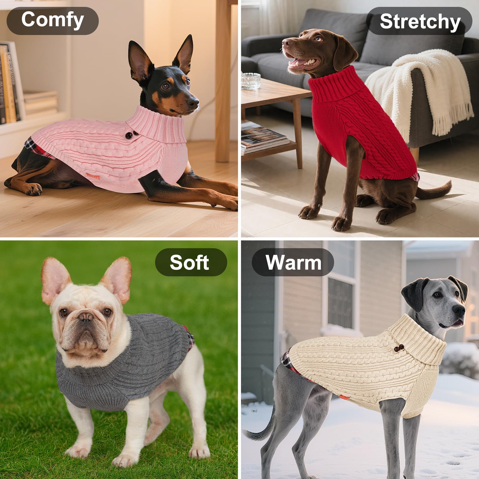 KYEESE pull-dog-mode-preppy-gingham, look chic et tendance.