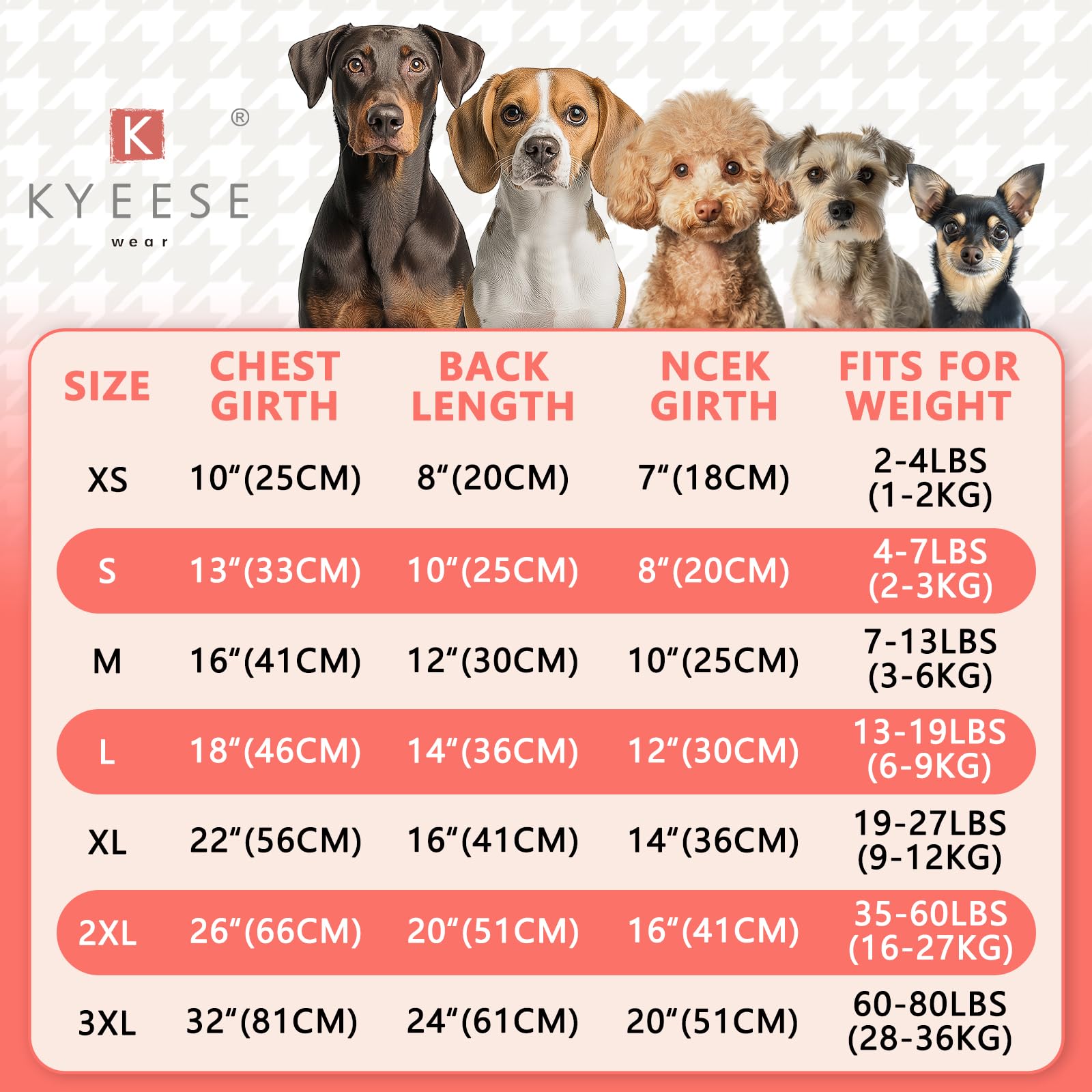 KYEESE pull-dog-turtleneck-chaleur, chaleur agréable lors des sorties.