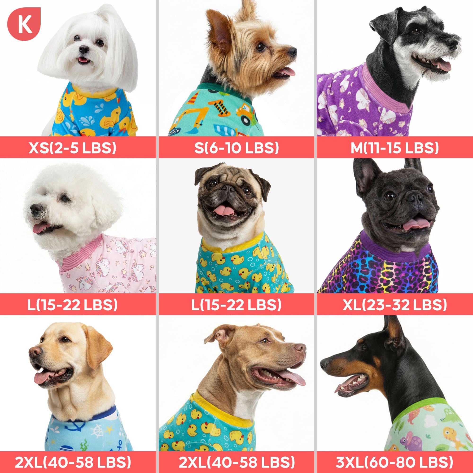 KYEESE pyjama chien velours lavage machine, entretien simple et rapide.