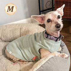 KYEESE t-shirt sans manches chien vert – liberté de mouvement pendant les jeux