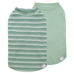 KYEESE ensemble-deux-shirts-chien-waffle: confort doux et liberté de mouvement.