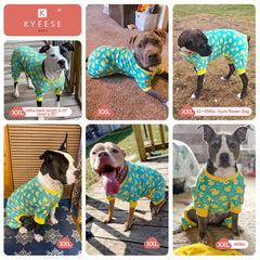KYEESE pyjama velours canard jaune, couvre le pelage et garde chaud.