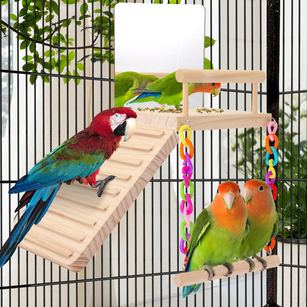 KyoukiBird double-niveaux: deux plateformes pour jeux variés.
