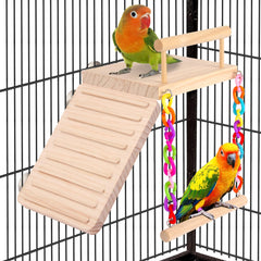 Kyouki Plateforme-balancante dans cage pour stimulation et repos.