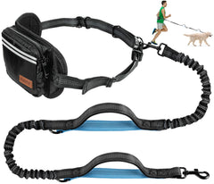 Kytely - laisse mains libres avec poche zippée, idéale pour promenades et entraînements.