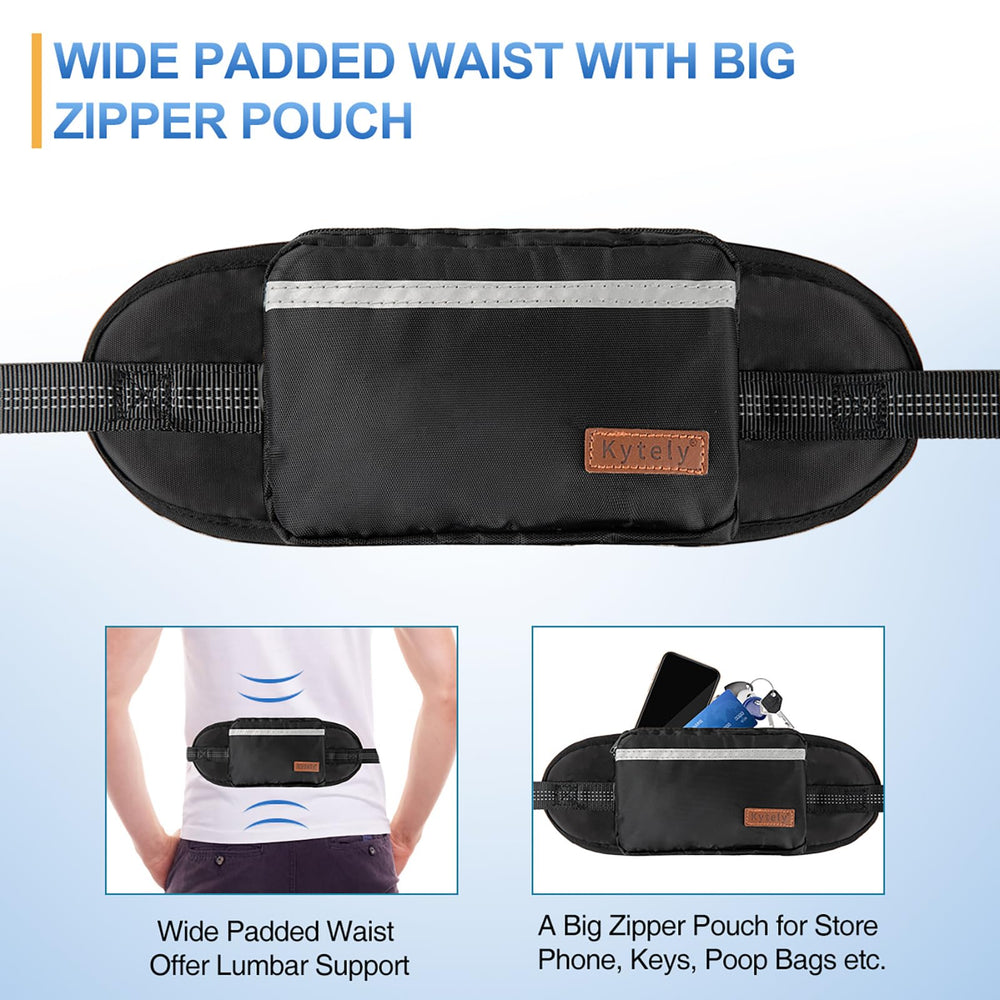 Kytely - systeme bungee anti-choc double pour chien qui tire, plus de stabilité.