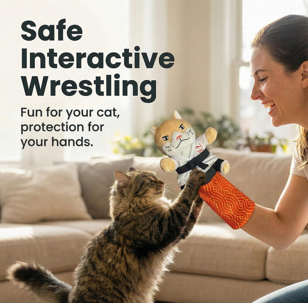KYWYOYOU Karate Kitty Puppet : parfait pour des sessions sûres et plaisantes.