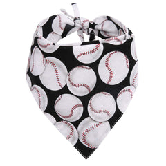 Bandana chien KZHAREEN réversible avec motif baseball, confortable et respirant