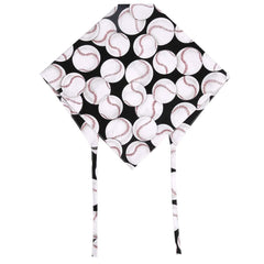 Bandana chien KZHAREEN côté imprimé baseball, facile à attacher et à nettoyer