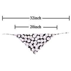 Bandana KZHAREEN couture soignée, deux faces imprimées pour varier le look