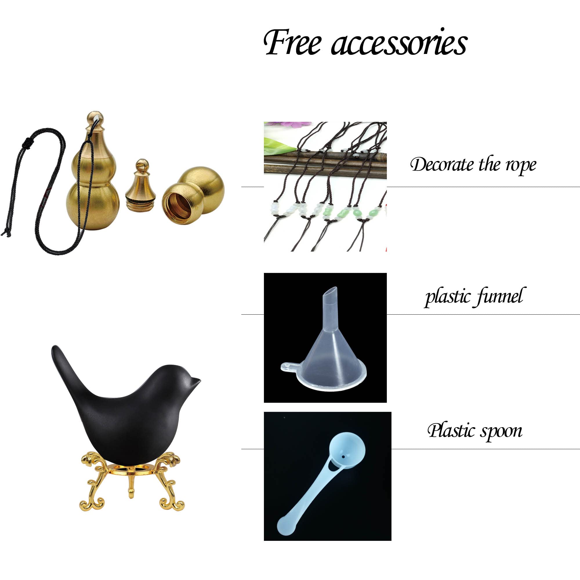 La Diffy ensemble mini urnes bronze quatre : kit mémoriel discret.