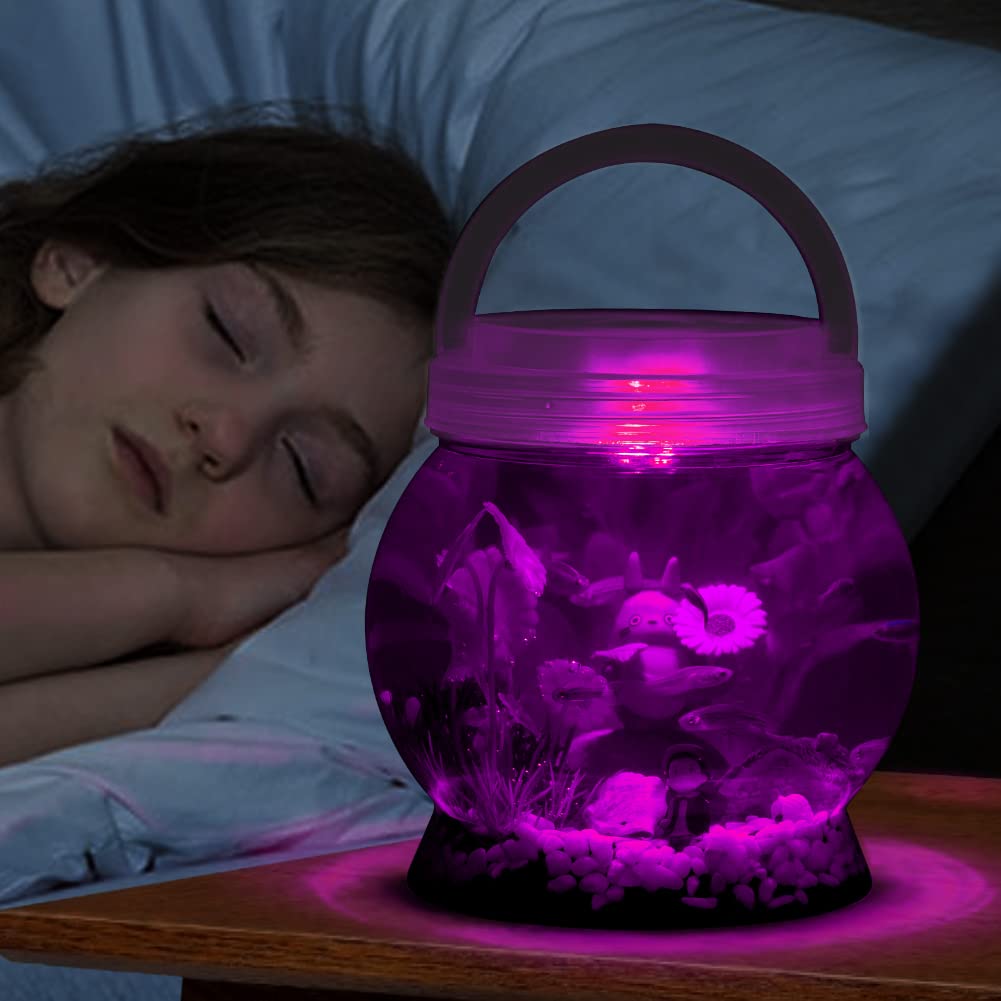 la ken du aquarium transparent 15 cm portable ideal pour espaces reduits