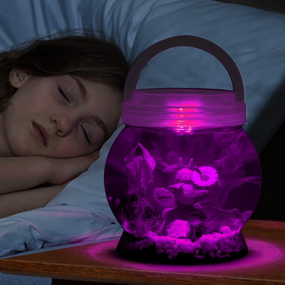 la ken du aquarium transparent 15 cm portable ideal pour espaces reduits