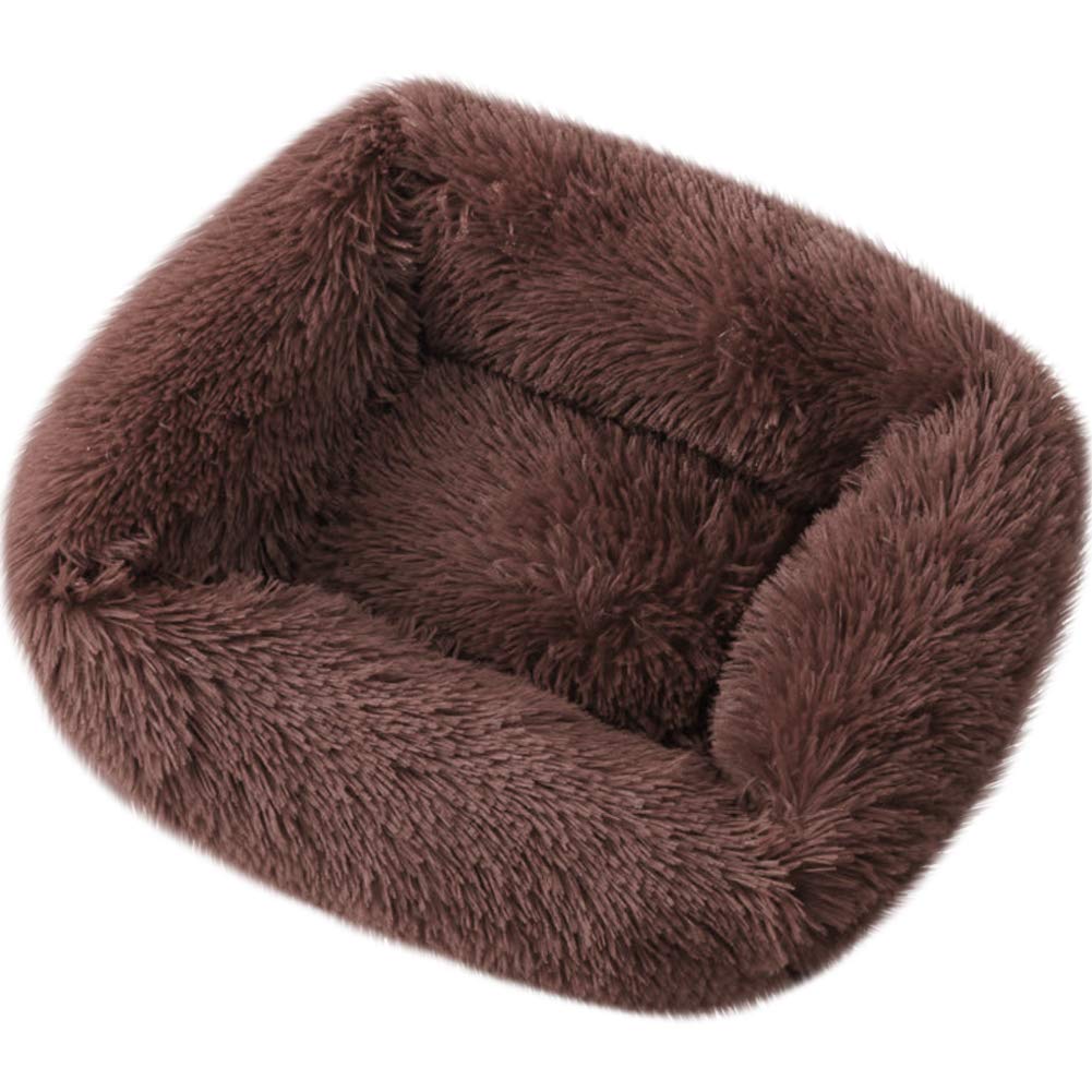 La La Pet Donut Bed vue extérieure montrant le design accueillant et sécurisant.