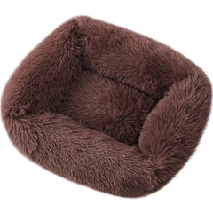 La La Pet Donut Bed vue extérieure montrant le design accueillant et sécurisant.