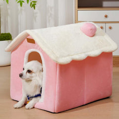 Labauxite maison chiens et chats intérieur avec mousse mémoire offrant un cocon confortable pour le repos