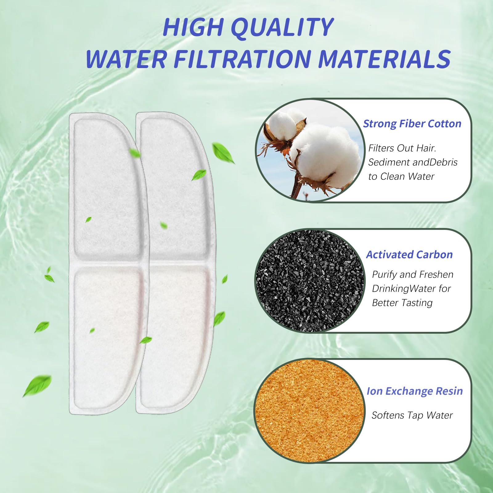 LABEKA éponge préfiltre assure une filtration initiale efficace pour chaque remplissage.