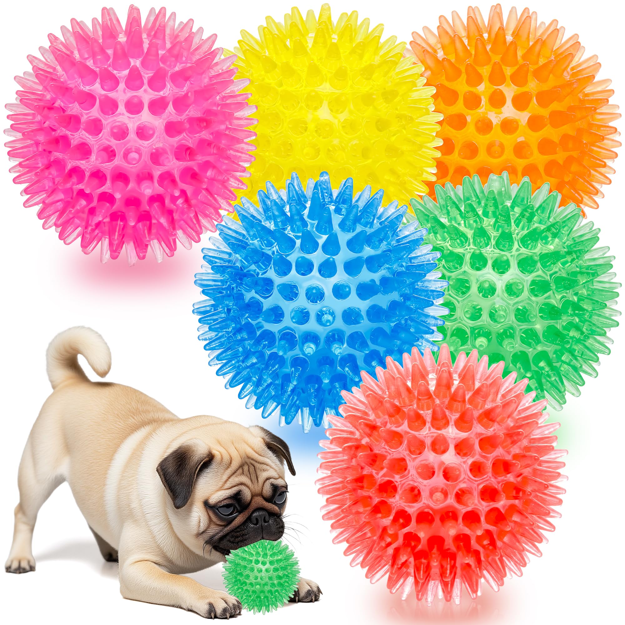 Jouet Labeol 2,6 pouces robuste pour mâchoires fortes et jeux interactifs.