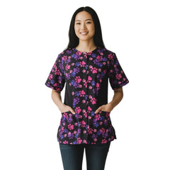 Cape Ladybird Line 725 imprimé patte rose et violet protège les vêtements