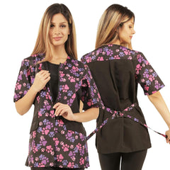 Smock Ladybird Line 725 avec panneau zippé caché, protection contre les éclaboussures.
