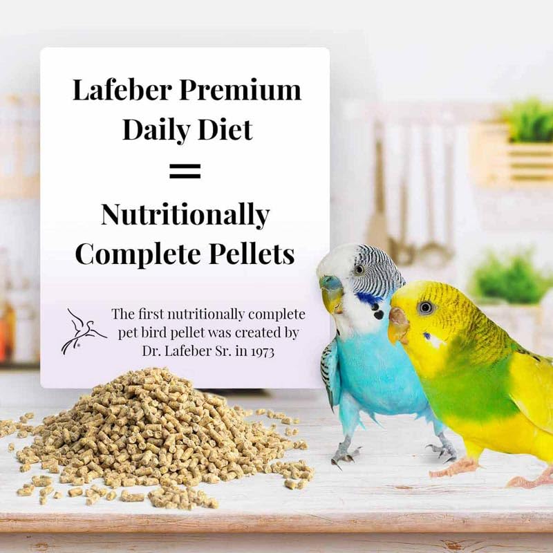 LAFEBER'S ingrédients qualité humaine sans additifs pour perroquet.