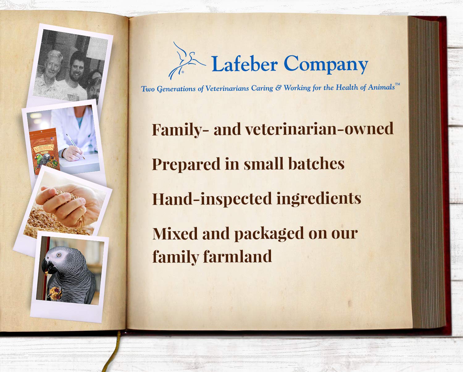 Fruits riches – LAFEBER'S Nutri-Berries apporte des fibres et antioxydants.