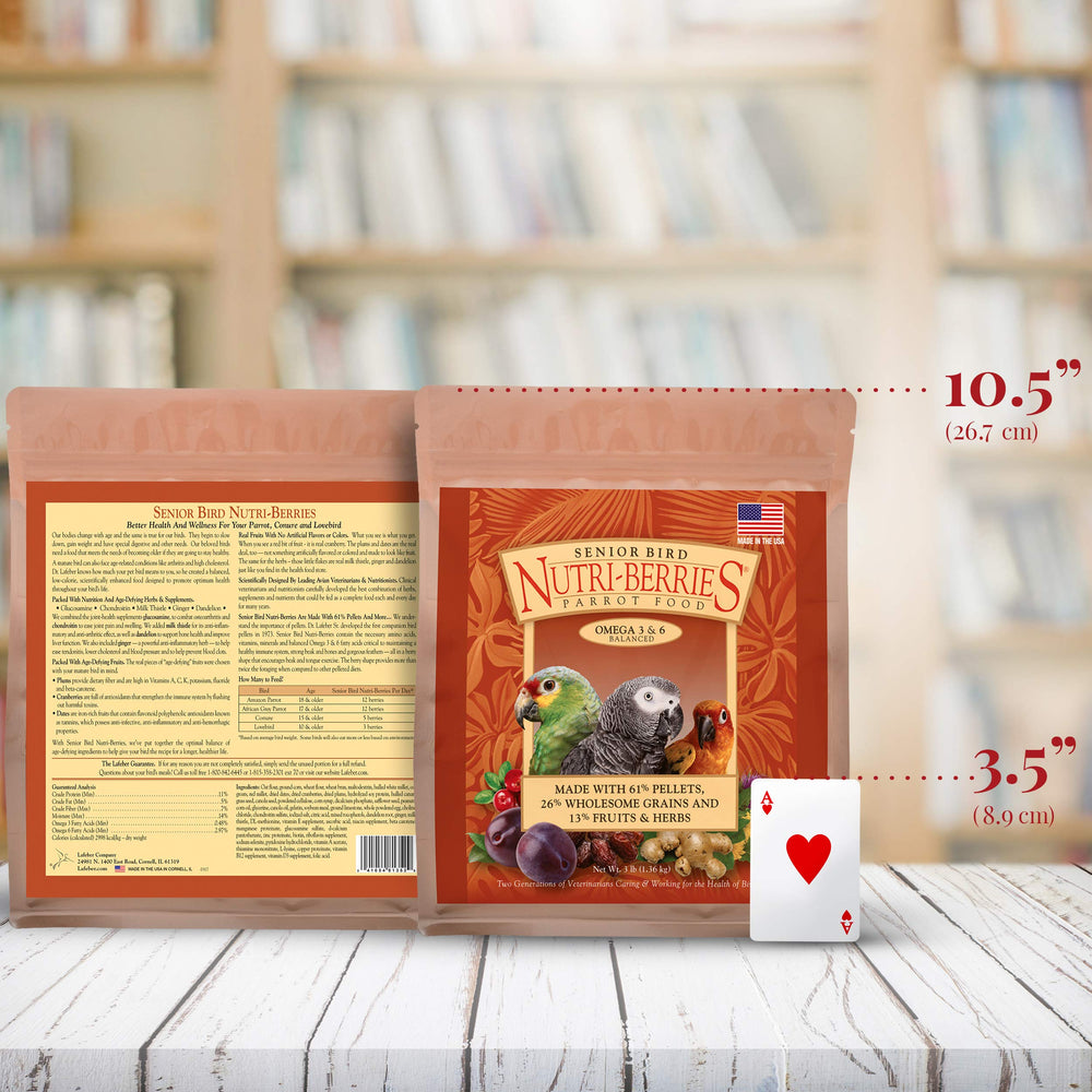 Glucosamine et chondroïtine – LAFEBER'S Nutri-Berries aide potentiellement les articulations.