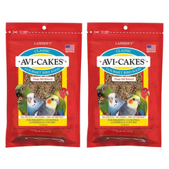 Présentation LAFEBER'S Avi-Cakes: ensemble 2x8 oz pour calopsittes et conures.